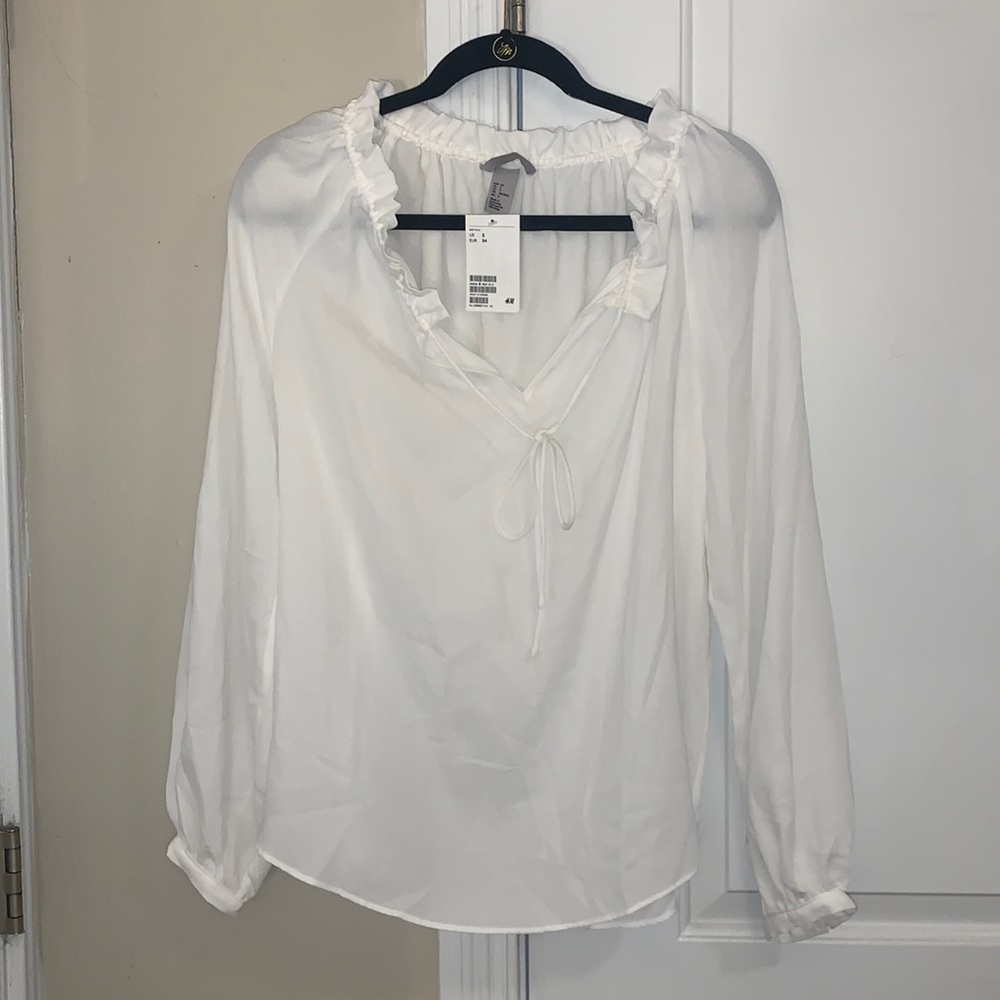 NWT H&M White Blouse
